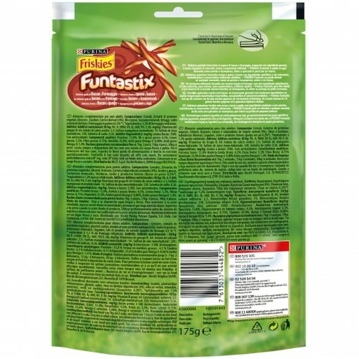 Foder Purina Friskies Funtastix Vuxen 175 g
